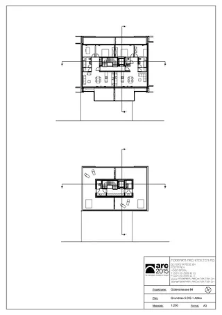 Grundriss 5. OG mit Attikaterrasse