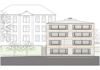 Façade sud