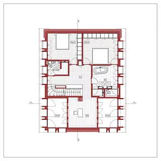 Plan au sol premier étage