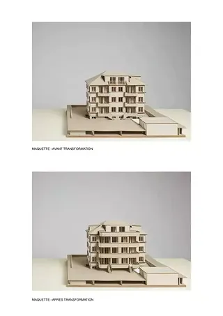 Maquettes avant/après