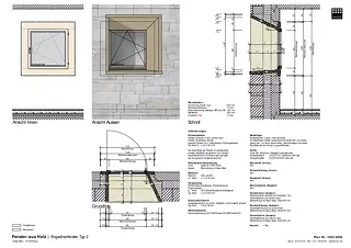 Detailplan Fenster 1