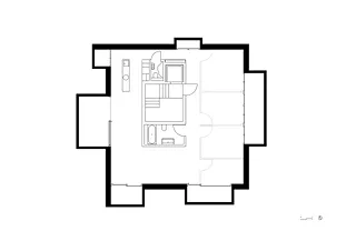 Grundriss der Hochhauswohnung