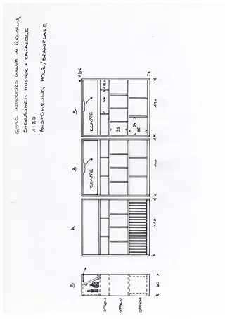 Vue petite bibliothèque d'échantillons de matériaux
