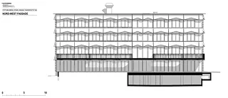 Nordwest-Fassade