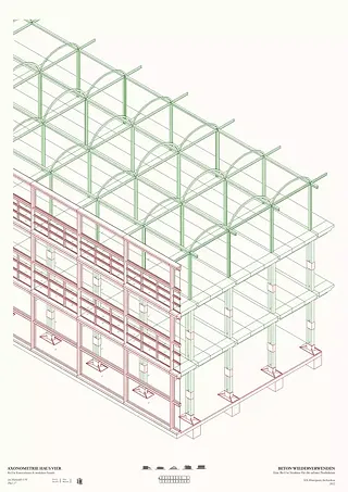 Axonometrie Haus 4