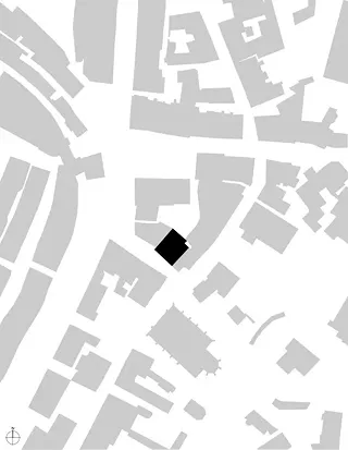 Schwarzplan Kirchenstrasse 3 und 5