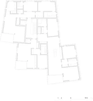 Plan au sol deuxième étage