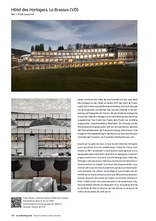 Le projet dans l'Arc Award Mag 2022