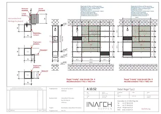 Detailplan Stauraumregal 