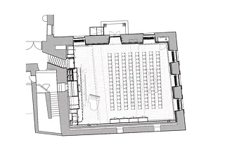 Plan de la salle de chant