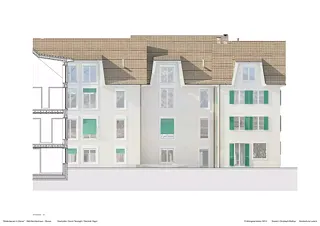 Schnittansicht Rosengasse 1:25
