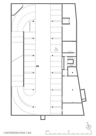 1. Untergeschoss 1:200