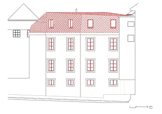 Fassade kanalseitig