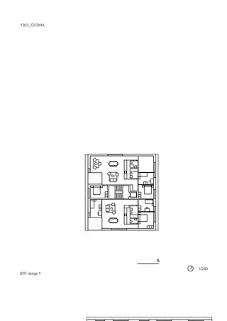 Plan d'étage Bâtiment 1