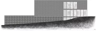 Ansicht Gemeindezentrum NO 1:100