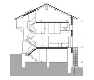 Wohnhaus: Querschnitt