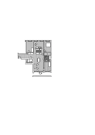 Wohnung 2.OG, 1:200