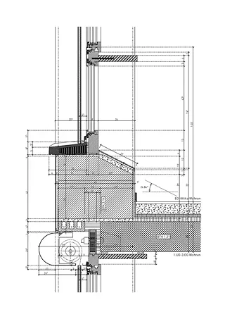 Detail Fensterbrüstung/-sturz