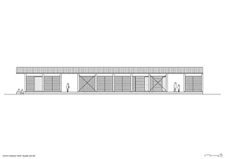 Façade longitudinale