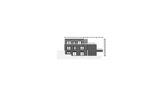 Vue nord Maison B