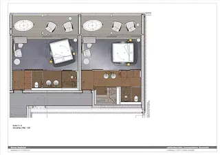 Grundriss Wellnesssuite