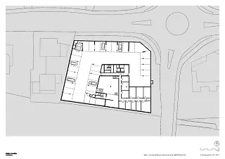 Plan 2e sous-sol 1:200