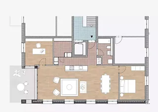 Plan d'appartement