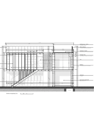 Schnitt A-A 1:50
