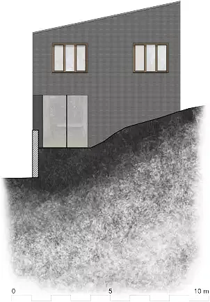 Ansicht Wohnung NO 1:100