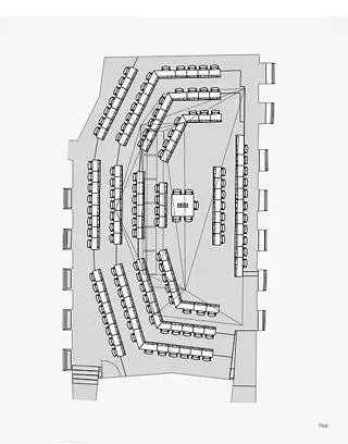 Grundriss Saal
