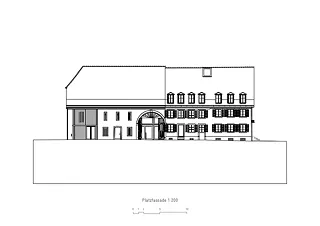 Façade de la cour