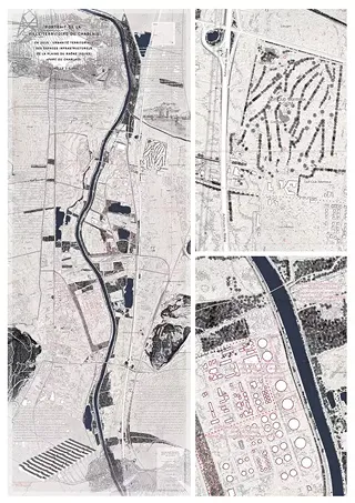 Le parc du Chablais, outil conceptuel de synthèse des données et projets en cours de la plaine du Chablais. 1/5000