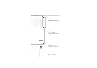 Coupe 1:20 - pavillon temporaire mobile