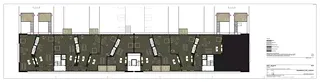 Plan 3e étage avec 10 Lofts avec la même grandeur