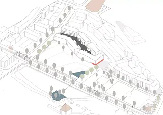 Aktivierung des öffentlichen Raumes. Einbettung im Stadtgefüge.