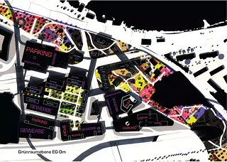 Plan 1: niveau des espaces verts