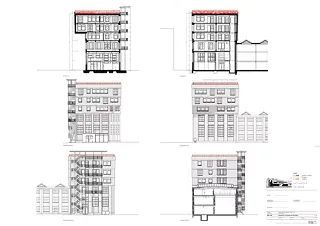 Coupes et façades