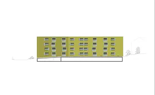 Façade nord-ouest