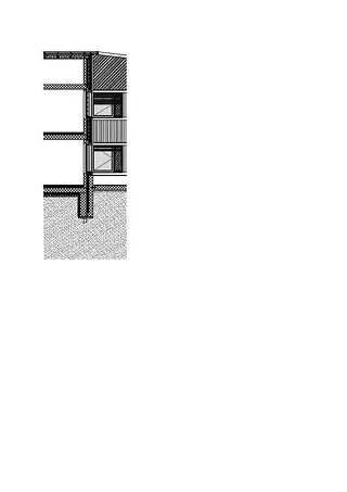 Prinzipschnitt Fassade