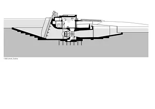 Coupe de turbine de la centrale hydroélectrique de Hagneck