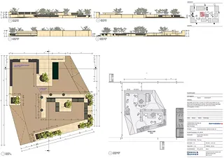 Poket Park: Plan au sol y vues