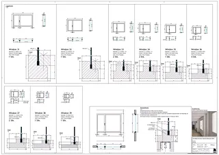 Details Fenster, Zeichung: Adunic AG