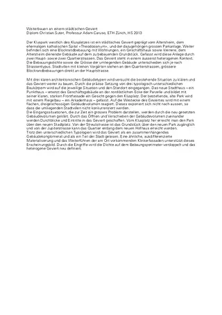Projektbeschreibung