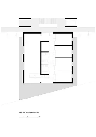 Plan d'appartement de 5½ pièces