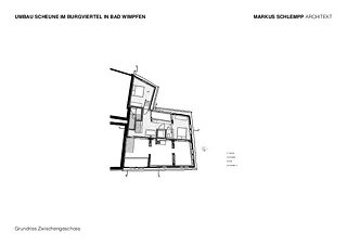 Grundriss Zwischengeschoss