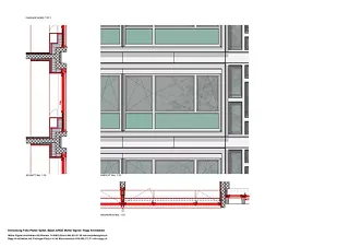 Détail façade nord type 1