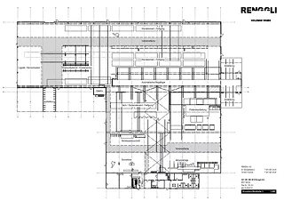 Grundriss, Nord-, Ost-, Süd- und Westfassade