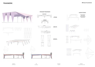 Concept de conception de structure, semestre de printemps, atelier Rechsteiner, Latifah Nauer
