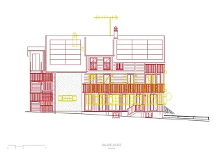 Facade ouest - travaux