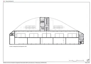 Plan d'étage 1er étage mezzanine 1:300